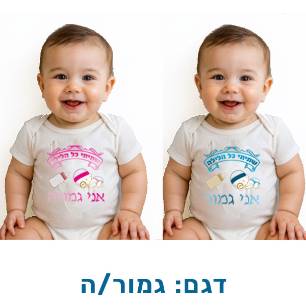 10616-Funny-baby-outfit,-Im-done בגדים מצחיקים לתינוקות, שרוולים קצרים. דגם להדפסה: אני גמור/ה