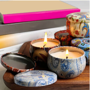 נר בקופסת פח