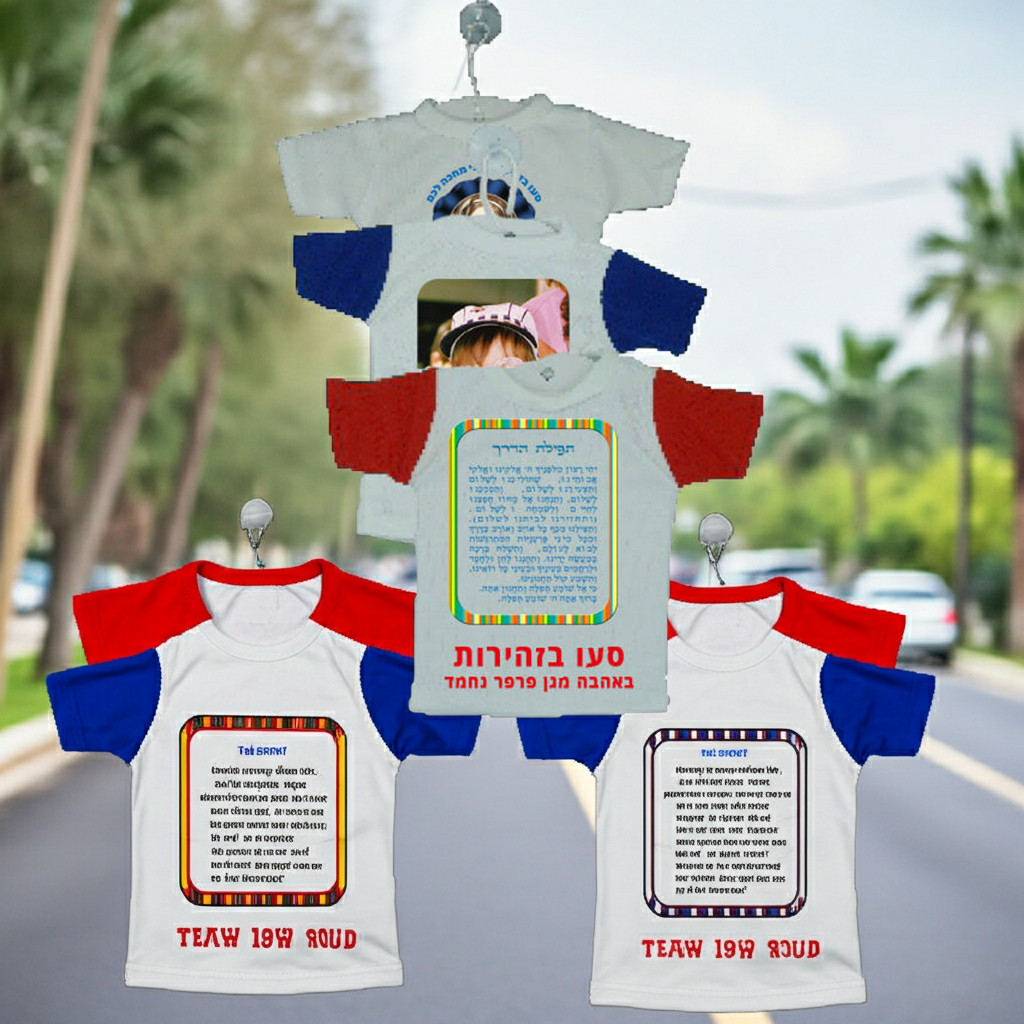 מיני חולצה לרכב - מתנה להורים ליום המשפחה