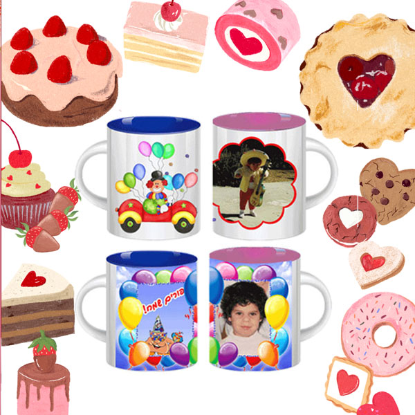 ספל צבעוני למשלוח מנות - מתנות ממותגות לפורים