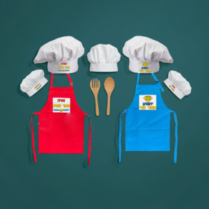 סינר וכובע שף לילדים, החל מ-49 ש"ח