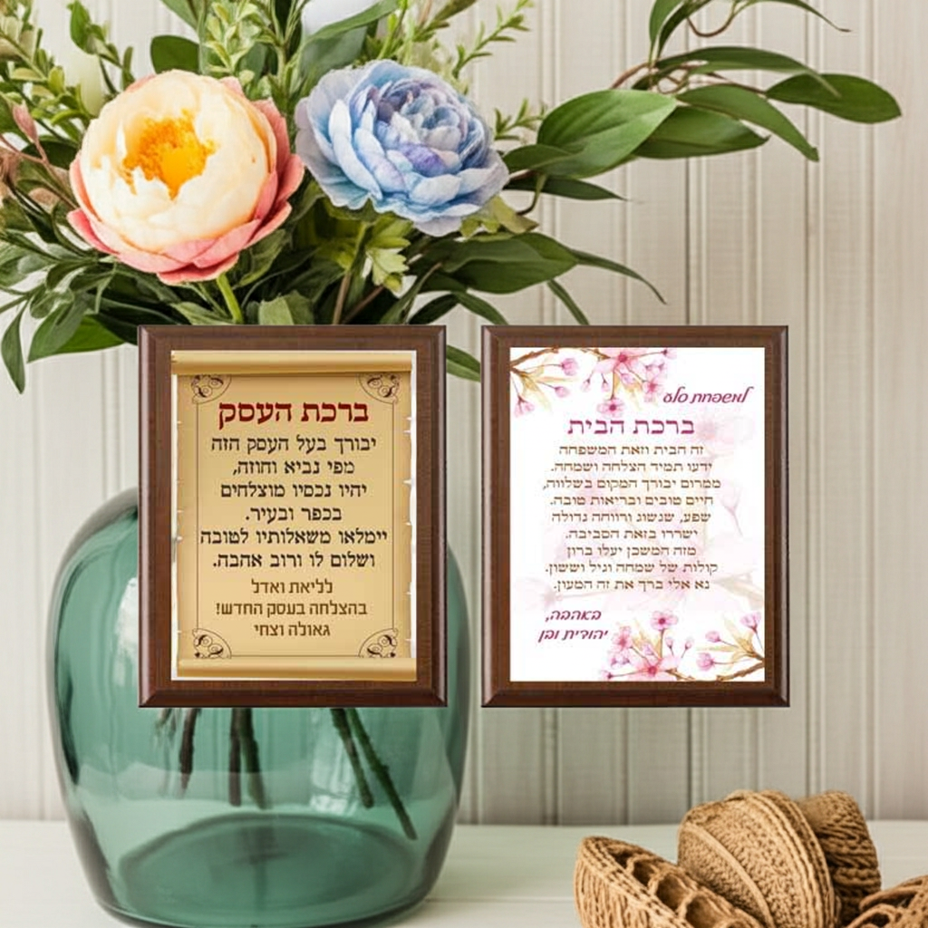 ברכת העסק / הבית S מתנה לעסק / לבית