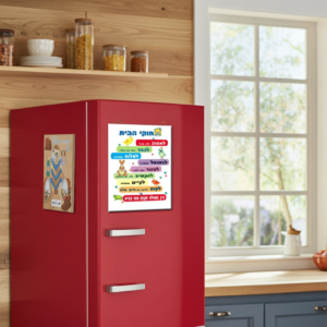 מגנט ממתכת A5, החל מ-25 ש"ח