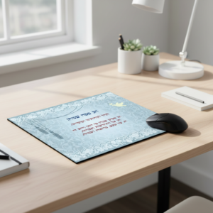 משטח לעכבר עם ברכה