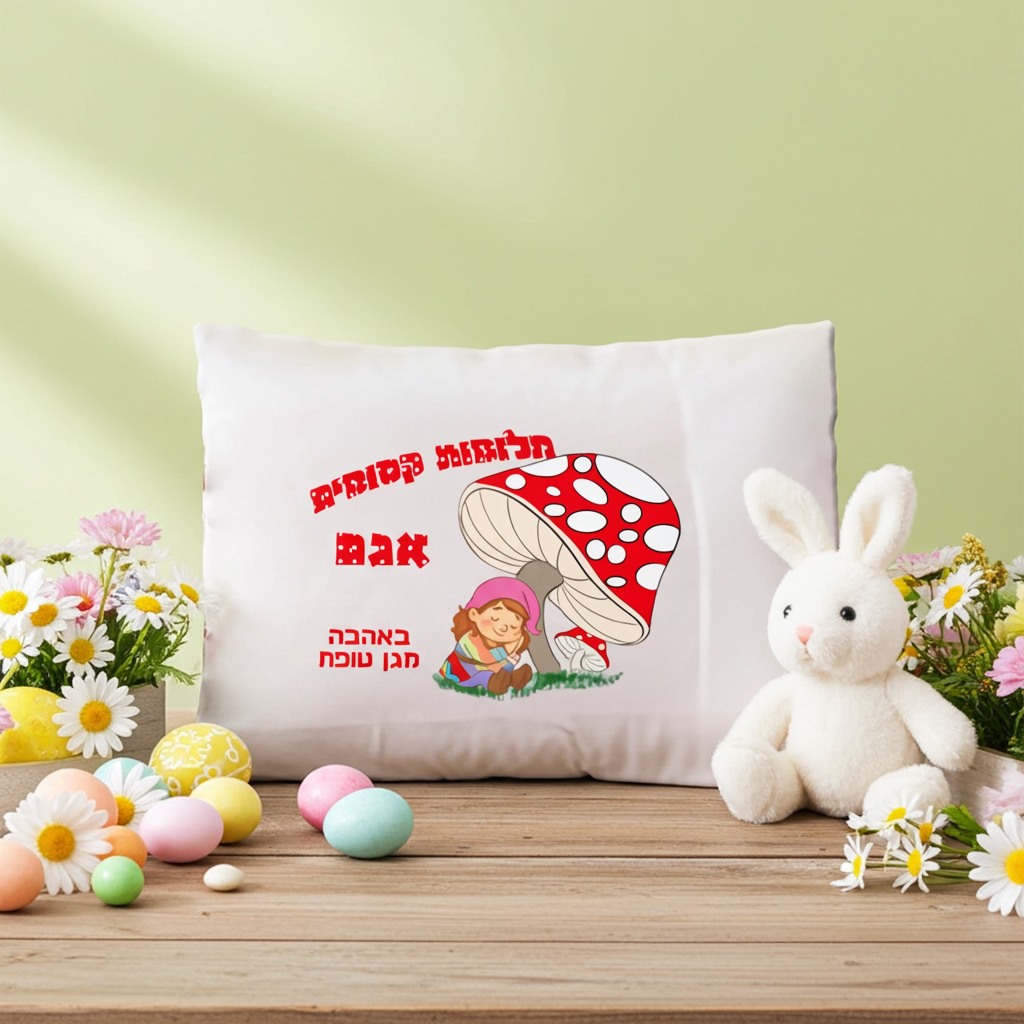 ציפית עם שם - ציפית לכרית שינה עם שם ללילה טוב.