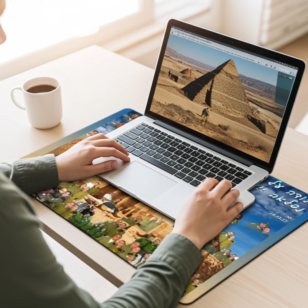 משטח לעכבר המחשב עם הדפסה אישית - מתנות לשחרור מהצבא