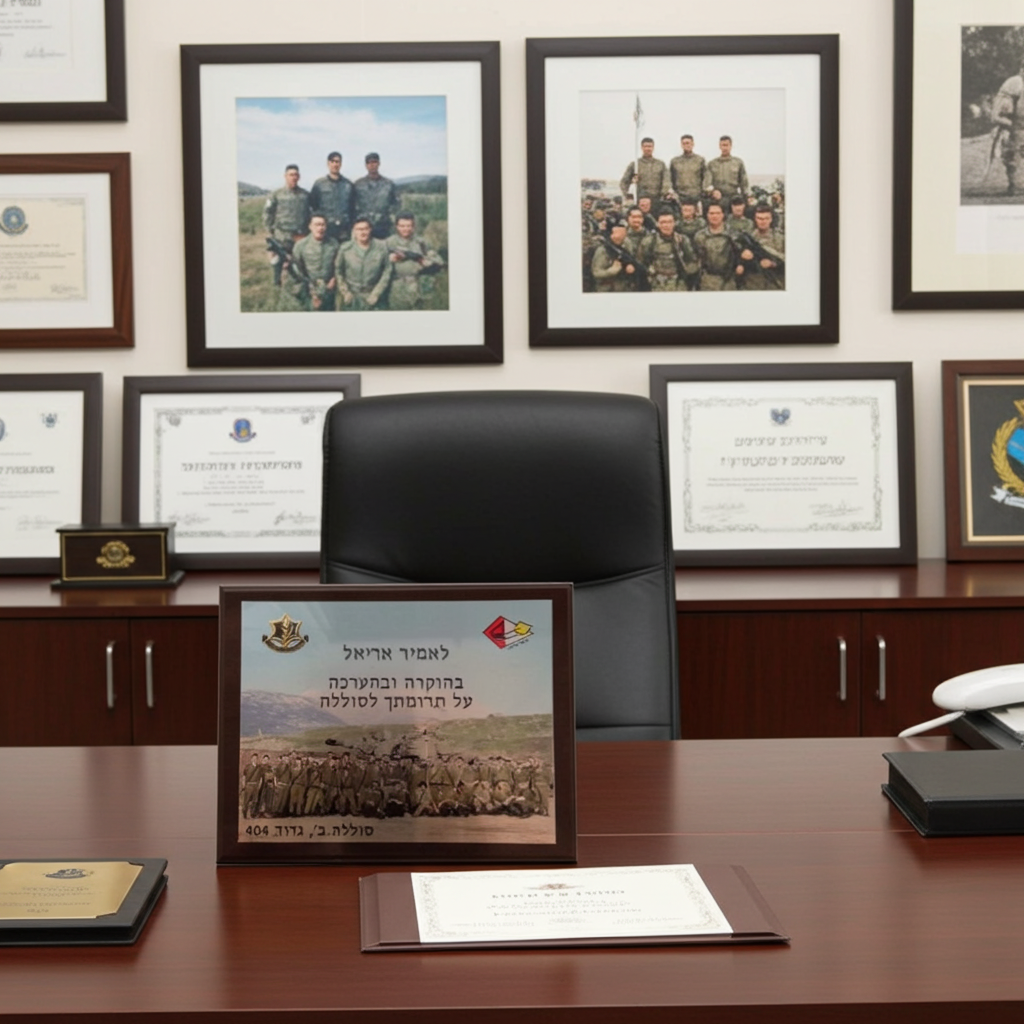 מגני הוקרה לחיילים - מתנות שחרור מהצבא - ביג בן מתנות